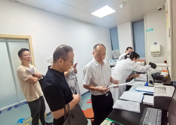 浙江省血液质量管理委员会莅临浙东骨科医院开展临床用血检查和指导